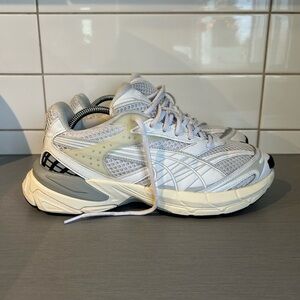 Puma Velophasis Always On White and Cream Athletic Sneakers